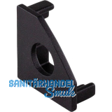 BILTON Endkappe BLine-S COR mit Bohrung, schwarz