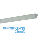 L&S Leuchte Lugano Touch neutralwei�, 450mm, alufarbig