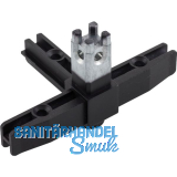 ALUMIS Smartcube Eckknoten 4sh mit Stellfu� Zamak schwarz