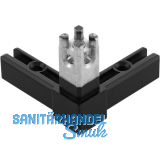 ALUMIS Smartcube Eckknoten 3s Zamak schwarz