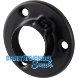 Wandscheibe 1-teilig 25 mm Stahl schwarz lackiert