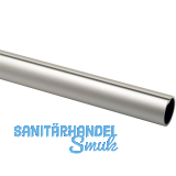CINETTO Schrankrohr rund 25 x 3050 mm auf Ma� Aluminium silberfarbig