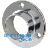 Wandscheibe 1-teilig 25 mm Zamak verchromt