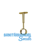 Schrankrohrlager Rund 2 offen � 25 mm, Zamak vergoldet