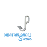 Haken Spezial f�r Oval-Schrankrohr 30 x 15 mm, Zamak verchromt