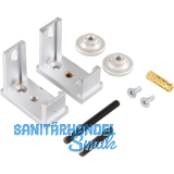 ALU-STYLE GP System Befestigungsset Decke-Boden alufarbig