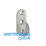 ITALIANA FERRAMENTA Schrankrohrlager Oval 1 f�r Schrankrohr 30x15 mm, vernickelt