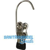 Klammernhalter, Stahl vernickelt