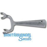 Warengabel gegossen, Aluminium