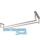Bar-Gl�serhalterung 365 mm Messing vernickelt matt