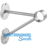 Bar-Reling Wandstütze mit Diagonalstreben für Rohr-ø 38 mm,Edelstahl geschliffen Bar-Reling Wandstütze mit Diagonalstreben für Rohr-ø 38 mm,Edelstahl geschliffen