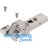 BLUM CLIP top�Alurahmenscharnier 95�, 9,5 mm gekr�pft mit Feder, Schrauben
