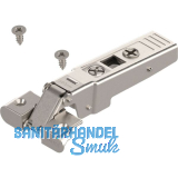 BLUM CLIP top Alurahmenscharnier 95�, gerade mit Feder, Schrauben