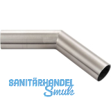 Bar-Reling Eckverbinder 135 Grad, für Rohr-ø 38 mm, Edelstahl geschliffen Bar-Reling Eckverbinder 135 Grad, für Rohr-ø 38 mm, Edelstahl geschliffen