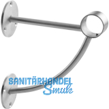 Bar-Reling Wandstütze m. Diagonalstrebe für Rohr-ø 38 mm, Edelstahl geschliffen Bar-Reling Wandstütze m. Diagonalstrebe für Rohr-ø 38 mm, Edelstahl geschliffen