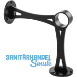 Bar-Reling Boden-Wandstütze Linz für Rohr-ø 38 mm, Stahl Schwarz Bar-Reling Boden-Wandstütze Linz für Rohr-ø 38 mm, Stahl Schwarz