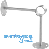 Bar-Reling Boden-Wandstütze Wien für Rohr-ø 38 mm, Edelstahl geschliffen Bar-Reling Boden-Wandstütze Wien für Rohr-ø 38 mm, Edelstahl geschliffen