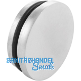 Bar-Reling Endkappe für Rohr-ø 38 mm, Edelstahl geschliffen Bar-Reling Endkappe für Rohr-ø 38 mm, Edelstahl geschliffen