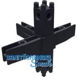 ALUMIS Smartcube Eckknoten 5s Zamak schwarz