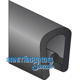 Kantenschutzprofil 14,5x10mm Rolle 100 m, Kunststoff schwarz