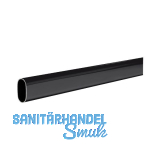 Schrankrohr oval 3000 mm auf Ma� St�rke 1,2 mm Stahl schwarz