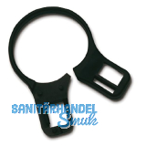 Haltering Hotel-Kleiderb�gel Osiris DM 35 mm Verschluss Kunststoff schwarz