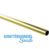 Schrankrohr � 25 mm, L�nge 2000 mm, Messing vergoldet