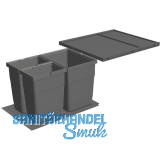 NINKA eins2vier Set KB 450/Seitenwand 18 - 19 mm Merivobox dunkelgrau