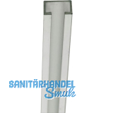 ALUMIS Vorhang-Laufschiene einfach 6000 mm Aluminium silber eloxiert