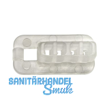 Universal-Feststeller f�r Laufschienen Alu, Kunststoff transparent