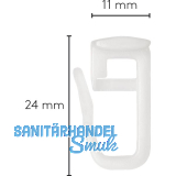 LEHA Liftgleiter Karniese Kopf eckig Kunststoff wei�