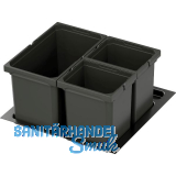 VS ENVI Free Plus Abfalltrennsystem KB 600/H�he 256 mm 1 x 16/2 x 7 L Lava