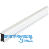 Schrankrohr Niobe 3000 mm auf Ma�, Aluminium wei� matt