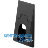 Schrankrohrlager Niobe, Zamak schwarz matt lackiert