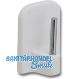 Selbstklebehaken f�r Vitragenstangen, Stift � 2 mm, Kunststoff wei�