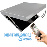 PS HooD Gun Einbautresor 350 x 250 x 40, Edelstahl roh