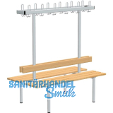 RONTEC Sitzbankst�nder doppelseitig 1000 mm Alu natur eloxiert