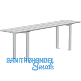 RONTEC Sitzbank freistehend 1000 mm Alu natur eloxiert