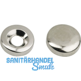 ITALIANA FERRAMENTA Spiegelkappe 2-teilig zum Aufclipsen, �18 mm, Messing vern.