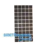 Filzgleiter 20 x 20 x 3 mm selbstklebend braun