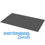 CONERO Flockmatte 973 x 425 mm, schwarzgrau