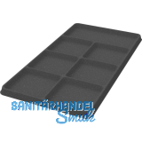 CONERO G�rtel- und Krawattenschale beflockt, schwarzgrau