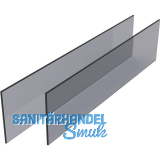 CONERO ESG f�r Innenauszug 168 H, Lichte Korpusbreite 552-612 mm, Floatglas grau