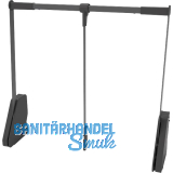 CONERO Kleiderlift, Lichte Schrankbreite 625-808 mm, schwarz