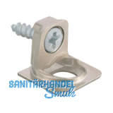 Tablar-Bodentr�ger PK2 Anschrauben Tablarst�rke 18/19 � 3 mm Zamak vernickelt