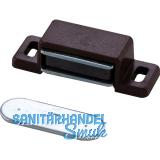 MACO Magnetschnapper Type 4, Haltekraft 4 kg, Kunststoff braun