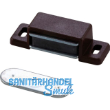 MACO Magnetschnapper Type 6, Haltekraft 6 kg, Kunststoff braun