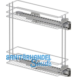 VS SUB Rack Unterschrankauszug Classic KB 200 mm Silber