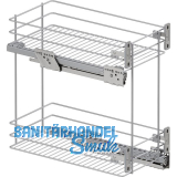 VS SUB Rack Unterschrankauszug Classic KB 300 mm Silber