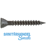 Schnellbauschraube f�r Faserzementplatte 3.9x45 - phosphatiert Feingewinde